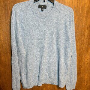 Banana Republic Blue Heather Crewneck Sweater XL Men’s Cashmere Pullover